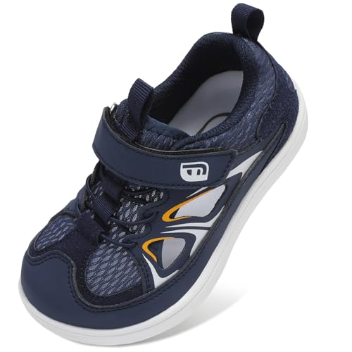 Image of JOINFREE Toddler Sandals Kids Wide Girls Boys Aqua Athletic Sneakers Barefoot Beach Sandals Quicky-Dry Non-slip Outdoor Water Sports Hiking Sandals Summer Water Shoes for Pool River Swim