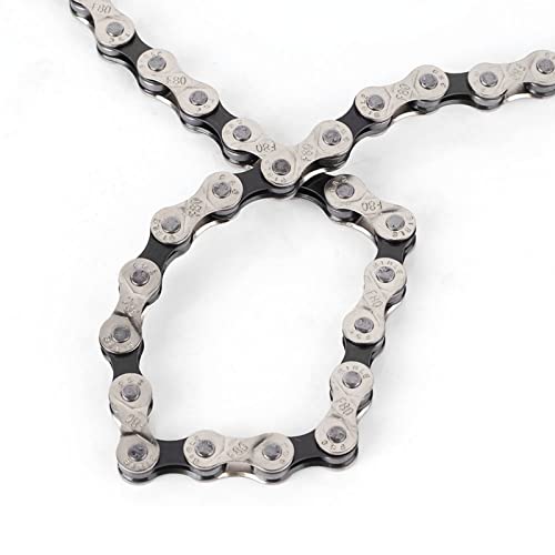 Stretch-Proof Steel Chain for Mountain Bike, Hollow-Out Design, Anti Rust, Compatible with 21/24/27 Speed, Lightweight - Image 3
