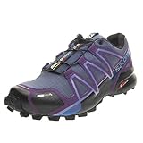 Salomon Women's SPEEDCROSS 4 CS W Trail Runner Slate Blue/Cosmic Purple/Black 7.5 B US