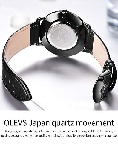 Image of OLEVS Men's Watches Analog Quartz Chronograph Dress Watch Multifunctional Stainsteel Steel Waterproof Classic Original Watch for Man