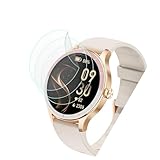 Futanwei for TOOBUR Smart Watch DR06 Screen Protector 1.27' [3 Pack] HD Clear Soft PET Film [Anti-Fingerprint] [Anti-Scratch] [Bubble Free] Compatible for Woneligo Fitpolo TOOBUR DR06 Smartwatch