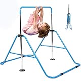 My Quality Life Gymnastics Bar Kids Expandable Gymnastic Bars Equipment for Home Adjustable Height...