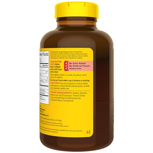 Nature Made 2665 Burp Less Fish Oil 1000 Mg Softgels, Fish Oil Supplements, Omega 3 Fish Oil thumb #7