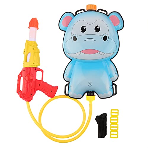 Crianças mochila pistola de água colorido estilo desenho animado brinquedo de jogo de longo alcance para crianças praia (Tipo 2)