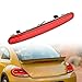 Anzios Red Lens LED High Mount Third 3rd Brake Stop Cargo Light Replacement for 2012-2019 VW Beetle 5C5945097B