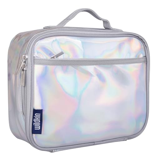 Wildkin Kids Insulated Lunch Box – Durable and Reusable for School & Travel - Holographic