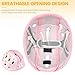 Baby Safety Helmet, Breathable Baby Head Protector for Crawling and Walking, Infant Soft Helmet, Anti-Collision, Ultra-Lightweight, Expandable and Adjustable Age 0m-48m (Pink Rabbit)