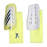 adidas,Unisex-Adult,X Shin Guard,Solar Yellow/Black/Team Royal Blue,X-Large