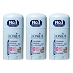 Bionsen Mineral Protective Stick Deodorant, 0 Percent Aluminum, Paraben Free, All-Day Freshness for Sensitive Skin, 40ml, 3 Pack