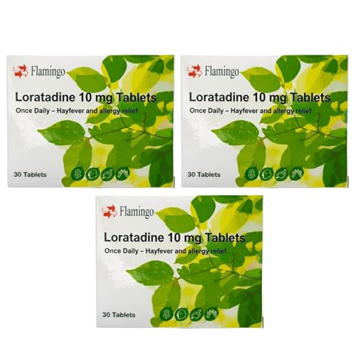 90 x (3x30) Hayfever & Allergy Relief Loratadine Tablets 10mg | 3 Month Supply | Non-Drowsy Antihistamine Tablets | Wilosc Bundle [GSL]