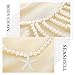 Florry Pearls Body Chain Starfish Necklace Set Layered Pearl Bra Fashion Shoulder Necklaces Bra Beach Rave Nightclub Body Chains for Women (Starfish)