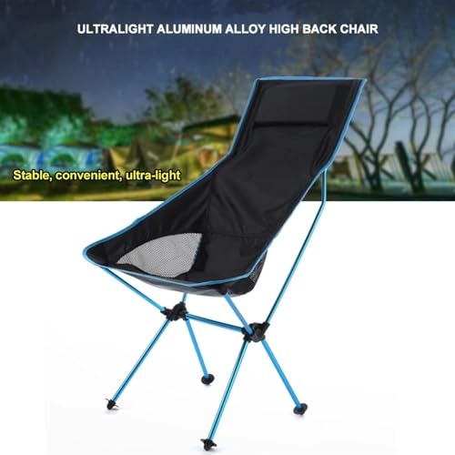 Chaise de camping pliable et portable rouge outdoor