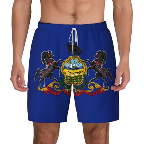 Short de bain Pennsylvanie pour homme avec boxer intégré