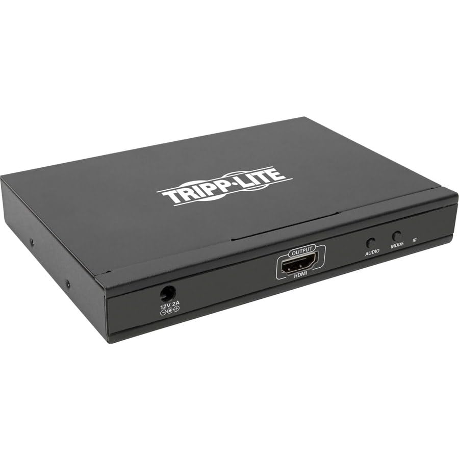Tripp Lite by Eaton B119-4X1-MV 4x1 HDMI Multi-Viewer, 1080p 60Hz, 4 Inputs 1 Output, Remote Control, Audio Switch, Plug &amp; Play, Reach RoHS, Cloud Care Pre-Configured Bundle Eligible (1 Pack)
