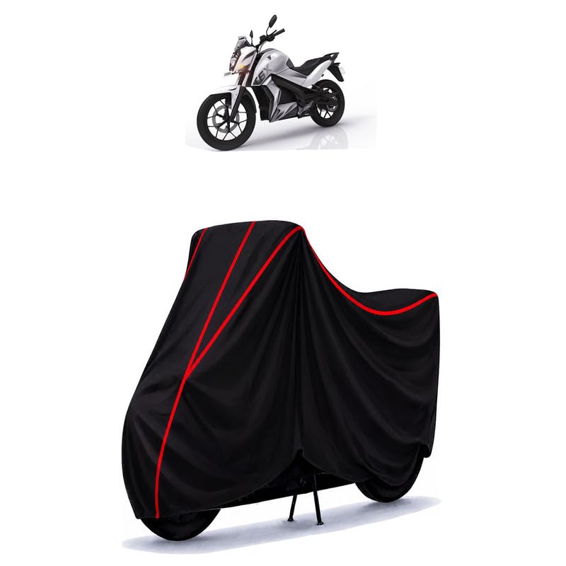 Image of Tork T6X Water Resistant Bike Cover for All Motorcycles & Scooters | Heavy Duty Premium Taffeta Fabric | UV Protection, Dustproof, Scratchproof | All Weather Two Wheeler Body Cover with Elastic Bottom