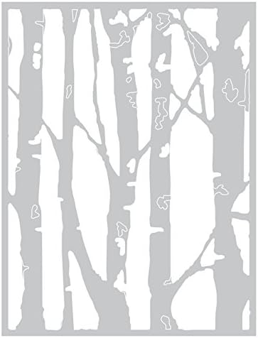 Sizzix 660994 Thinlits Die, Birch Trees by Tim Holtz