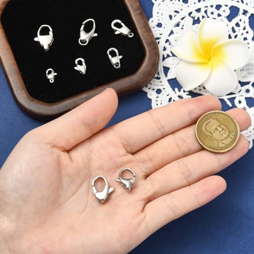 Fermoir mousqueton ovale en acier inoxydable pour création bijoux