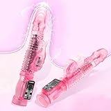 LYZD WAND 12 Mode Ra.mpant Ra.Bitt S.ex S.t.imulator Adults Toys Cl.i.t Vibrantoror Machine Vibratorter Vibrantoror for Women Vibrat.o.rs, S.ex Toys4_ Massage (Light Pink)