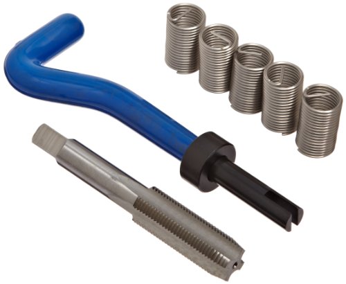Image of E-Z Lok EK31220 Helical Threaded Insert Kit, 304 Stainless Steel, 1 /2 inch-20 Thread Size, 1 inch Installed Length (Pack of 5)