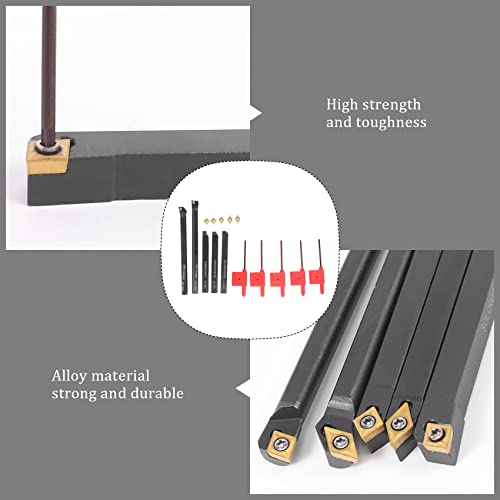 NISHZHU 8mm Shank Indexable Lathe Turning Tool Holder with CCMT060204 DCMT070204 Carbide Inserts for CNC Machine 3 NISHZHU 8mm Shank Indexable Lathe Turning Tool Holder with CCMT060204 DCMT070204 Carbide Inserts for CNC Machine - Image 3