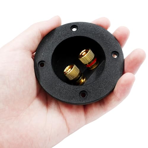 Terminales de caja para altavoz Litoexpe 2 vías redondos 3 pulg miniatura 2