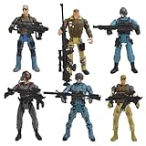 Figurines articulées - équipements et accessoires uniques inclus avec chaque soldat, figurines de soldats