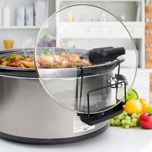 Portacabezas De Ollas Y Sartenes | Organizador de Sartenes Estable y Antideslizante | Portatapas Para Olla De Cocción Lenta - Con Almacenamiento Que Ahorra Espacio Y Mantiene La Encimera Limpia - imagen 3