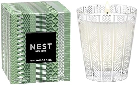 NEST New York Scented Classic Christmas Tree Candle, Birchwood Pi...
