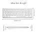 OMOTON Wireless Bluetooth Keyboard with Numeric Keypad for iPad Pro 11/12.9, iPad 10.2 inch 2019, iPad 9.7 Inch, iPad Air 3/2/Air, iPad Pro 10.5, iPad 4/3/2, iPad Mini, All iPhones, Silver