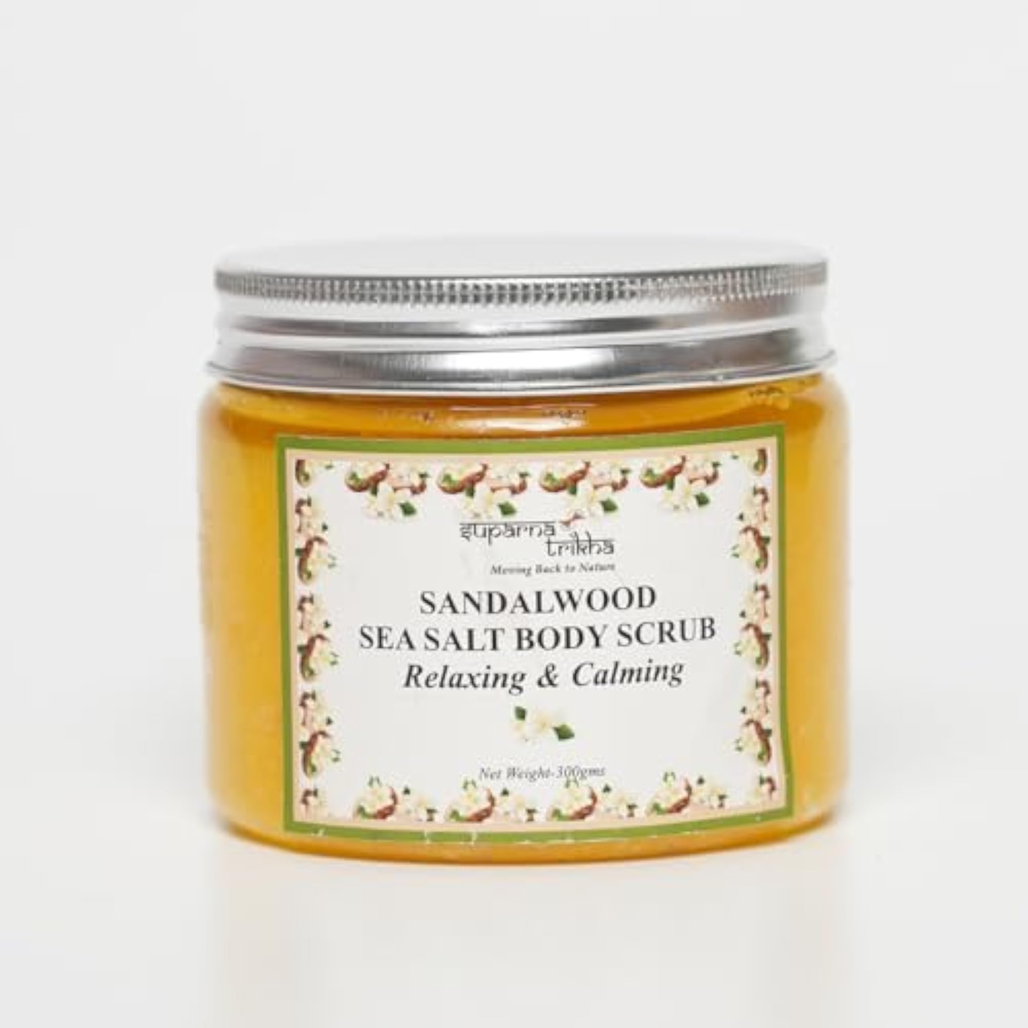 Sandalwood Sea Salt Body Scrub, Tranquil Spa Polish