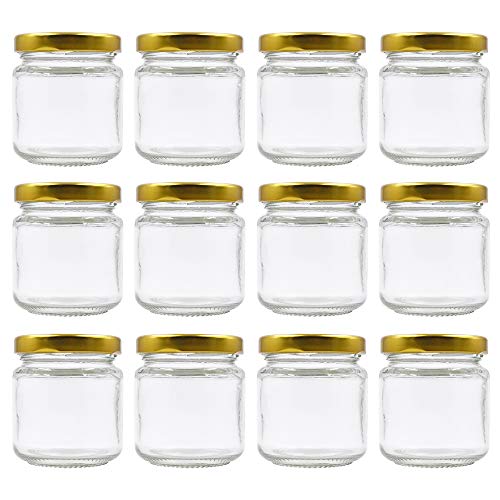 U-Pack Glass Jar with Gold Lid 100ml
