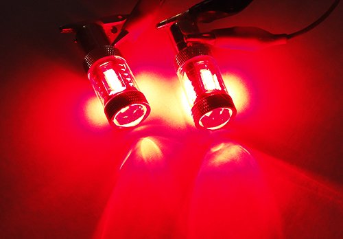 Lampada Led T20 W21W WY21W 7440 Canbus 12V 25W Reale Arancione Per Frecce No Errore 32 Smd 3030