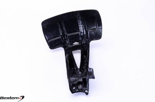 Bestem CBBM-R12GS-SPGD Carbon Fiber Rear Splash Guard Hugger for BMW R1200 GS / Adventure 2004 - 2012