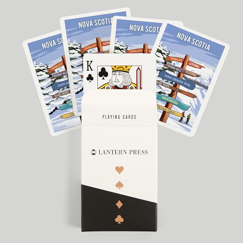 Baraja de poker Lantern Press, 52 cartas, tamaño póker miniatura 6