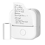 Liqzirtu Intelligenter Taschendrucker ohne Tinte, ohne Tinte, tragbarer Thermodrucker für Foto-Software, tragbar, für Albumaufkleber