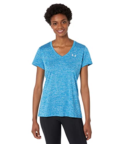 Image of Under Armour Womens Tech V-Neck Twist Short-Sleeve T-Shirt
