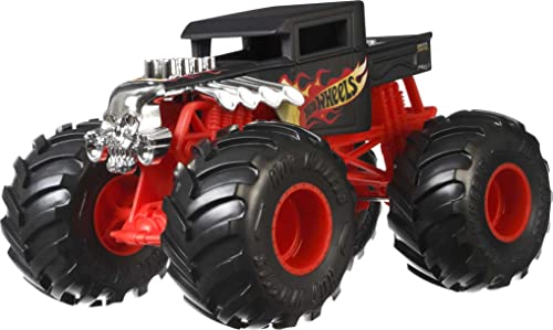 Hot Wheels Monster Trucks Oversized Bone Shaker, 1:24 Scale Die-Cast Toy Truck #TOP3