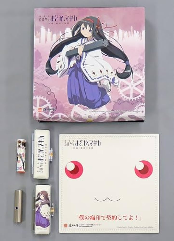 【未使用】痛印堂　魔法少女まどか⭐︎マギカ　紫高の痛印 痛印堂 まどか☆マギカ 紫高の痛印 シャフト描き下ろしイラスト