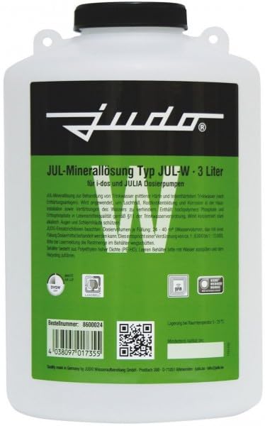 Judo Minerallösung für Härtegrad 1+2 JUL-W, 3 Liter Behälter inkl. SanVo Viskosetuch