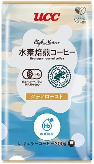 UCC 水素焙煎コーヒー シティーロースト（豆）300g CN