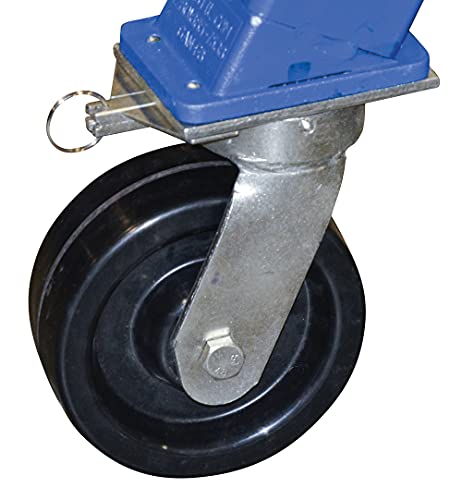 Vestil Ahs-6-10-16 Steel Adjustable Height Gantry Crane, 6000 Lbs Capacity, 10' Length X 8" Height Beam, 127"-193" Usable Height #TOP5