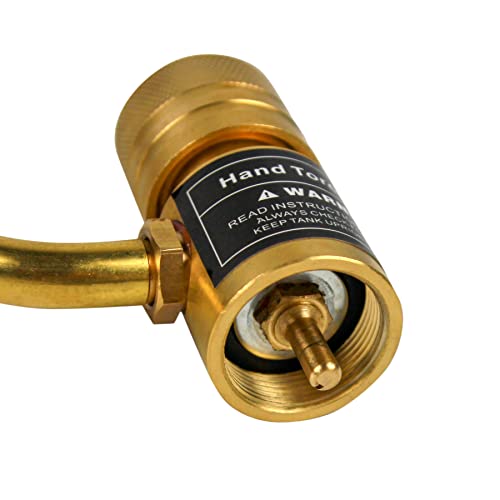 Bluefire Double Flame Jet Turbo Torch Head High Output 17060 Btu Full Metal Heavy Duty Manual Ignition Gas Welding Dual Tubes Blowtorch Nozzle Fuel By Mapp Map Propane Brazing Soldering Flamethrower #TOP4