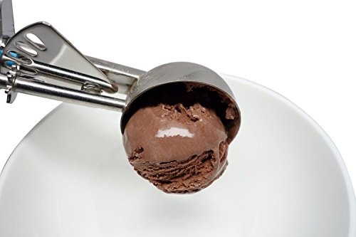 Meadow Lane Stainless Steel Ice Cream Scoop With Trigger Lever And Comfort Grip Handle, Blue #TOP5