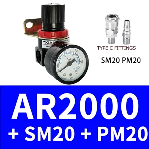 Régulateur AR2000 G1/4 pour stopper les variations de votre compresseur - 2