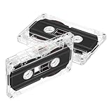 CLISPEED 2 Piezas Cintas de Casete Minutos Grabación Ruido Vintage para Proyectos Audio y Voz