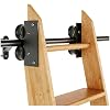 Library Ladder Hardware Kit, 3.3ft Sliding Rolling Library Ladder for Bookshelf and Ioft