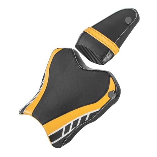 Coussin conducteur passager avec housse de selle jaune YZF-R1M 15-23