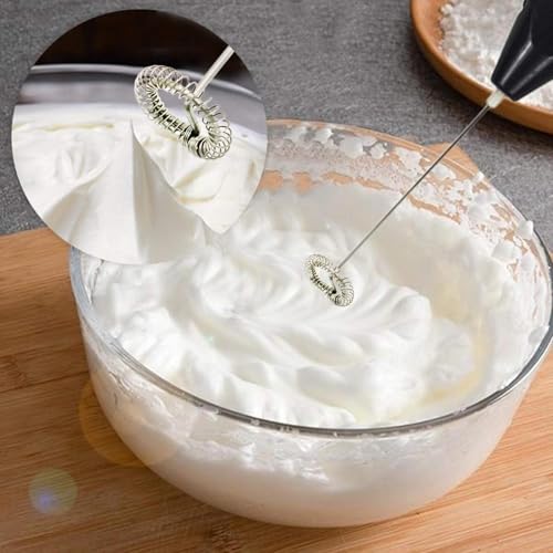 Image of Swifther Handheld Coffee Frother Electric Milk Frother for Lattes Shakes Mini Foamer for Cappuccino, Frappe, Matcha, Egg Beater Hand Blender (Pack of 1 Multicolor)