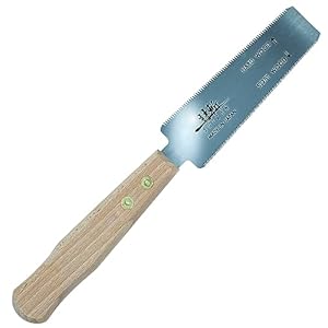 SUIZAN Japanese Flush Cut Saw Small Hand Saw 5 Inch Pull Saw for Hardwood and Softwood Woodworking tools Trim Wood Saw