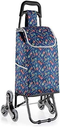 Carrello Spesa Portaspesa Pieghevole per Saliscale Carrello della spesa pieghevole Carrello della spesa pieghevole, carrello for salire le scale può contenere fino a 25 kg, carrello leggero con 6 ruot